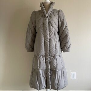 Vantage J. Gallery Women's Gray Down Puffer length Coat